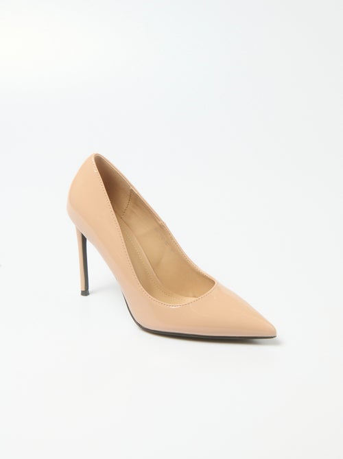Salón stiletto de charol con tacón de aguja - AFIBEL - Kiabi