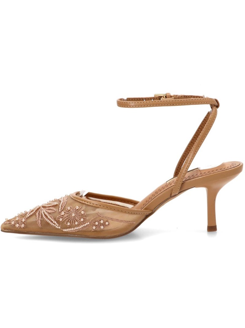 Salon Vestir Mujer Tacón Medio - Luna Camel - Kiabi