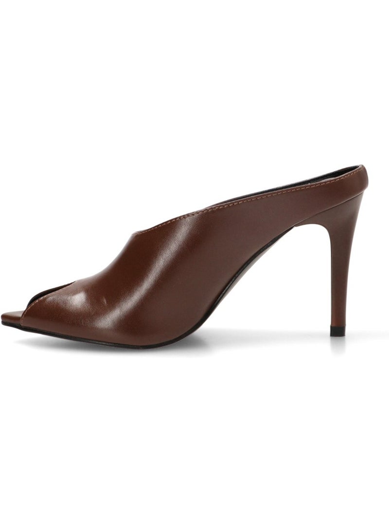 Salon weekend mujer tacón alto - ideal shoes Marrón - Kiabi