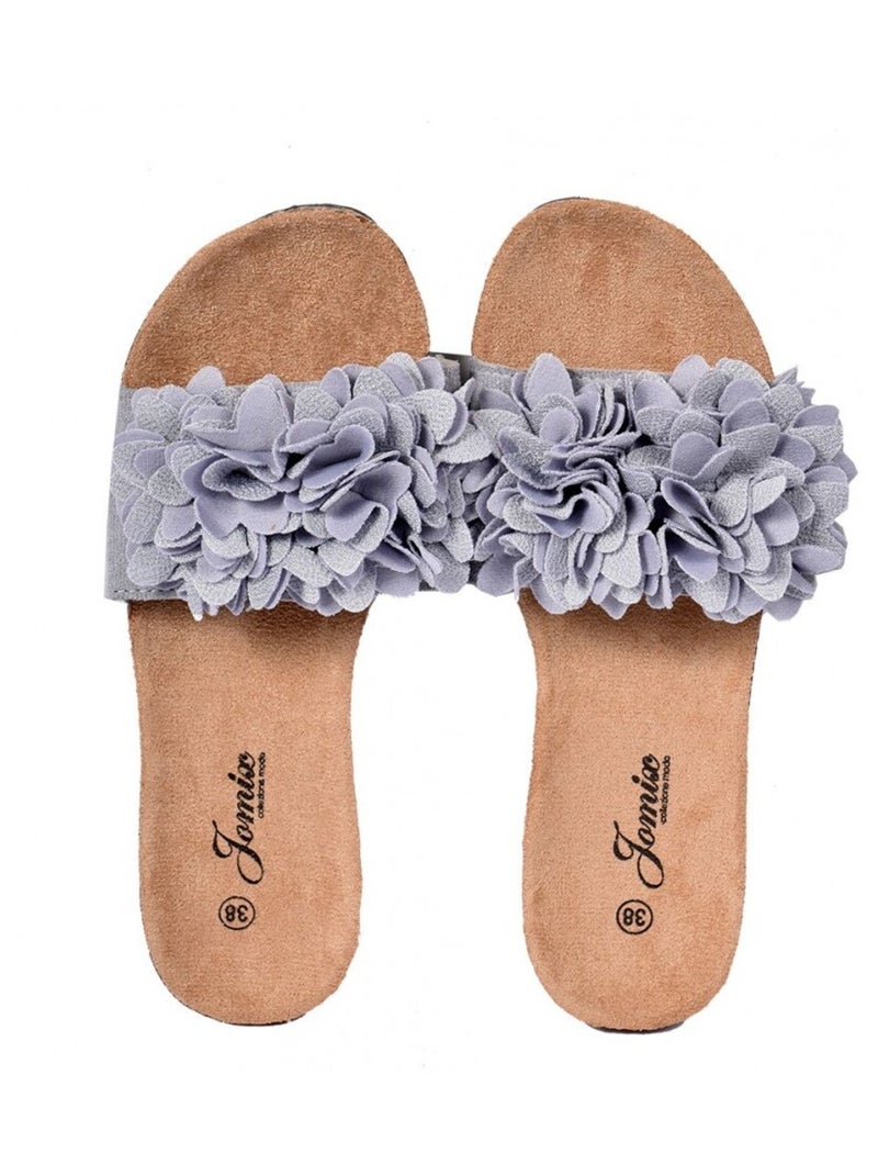 Sandale Mujer MODE Gris - Kiabi