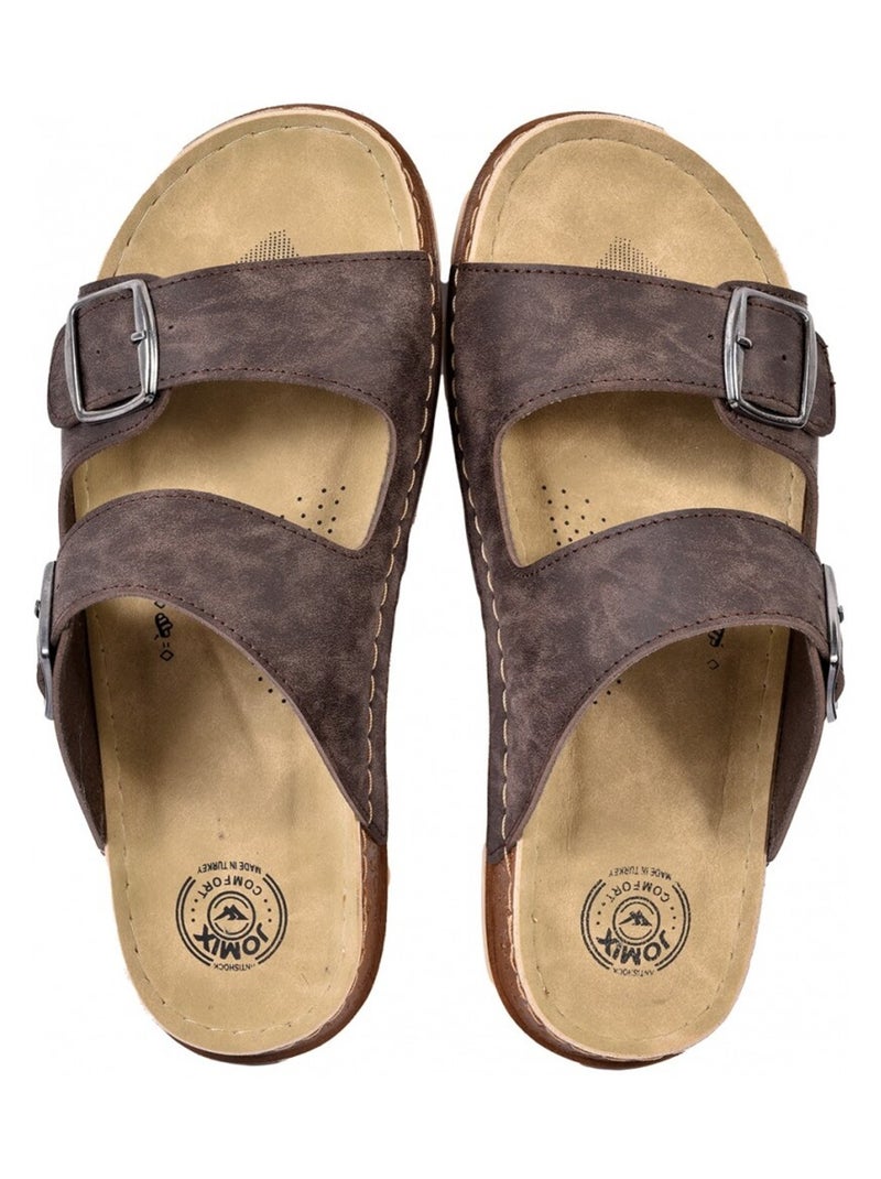 Sandales PREMIUM Marrón - Kiabi
