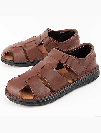 Sandalia Casual Cuero Purapiel