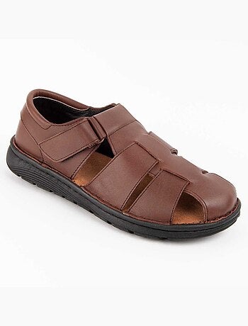 Sandalia Casual Cuero Purapiel