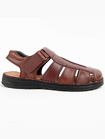 Sandalia Casual Cuero Purapiel