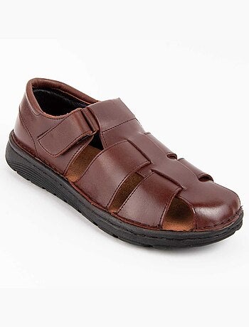Sandalia Casual Cuero Purapiel