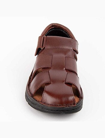 Sandalia Casual Cuero Purapiel