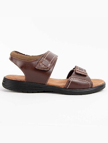 Sandalia Casual Cuero Purapiel