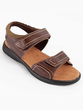 Sandalia Casual Cuero Purapiel
