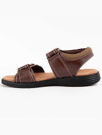 Sandalia Casual Cuero Purapiel