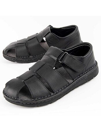 Sandalia Casual Cuero Purapiel