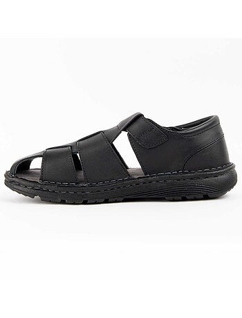 Sandalia Casual Cuero Purapiel