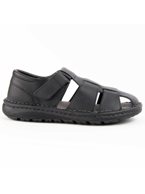 Sandalia Casual Cuero Purapiel - Kiabi