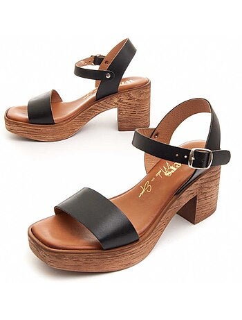 Sandalia Casual Cuero Wikers