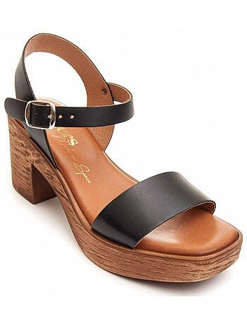 Sandalia Casual Cuero Wikers