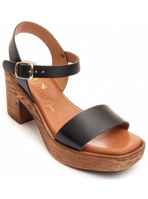 Sandalia Casual Cuero Wikers - Kiabi