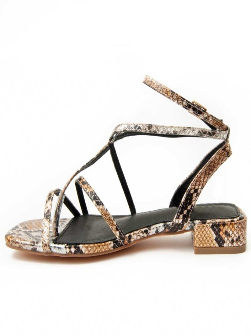 Sandalia Casual Sintetico Montevita Dorado/Oro - Kiabi