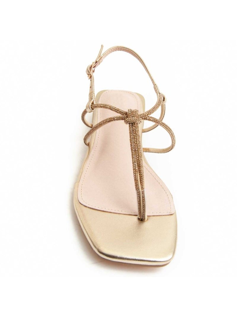 Sandalia Casual Sintetico Montevita Dorado/Oro - Kiabi