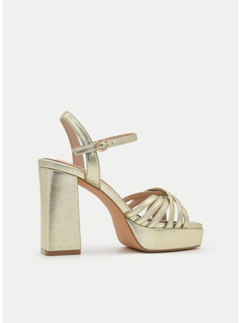 Sandalia Casual Sintetico Montevita Dorado/Oro - Kiabi