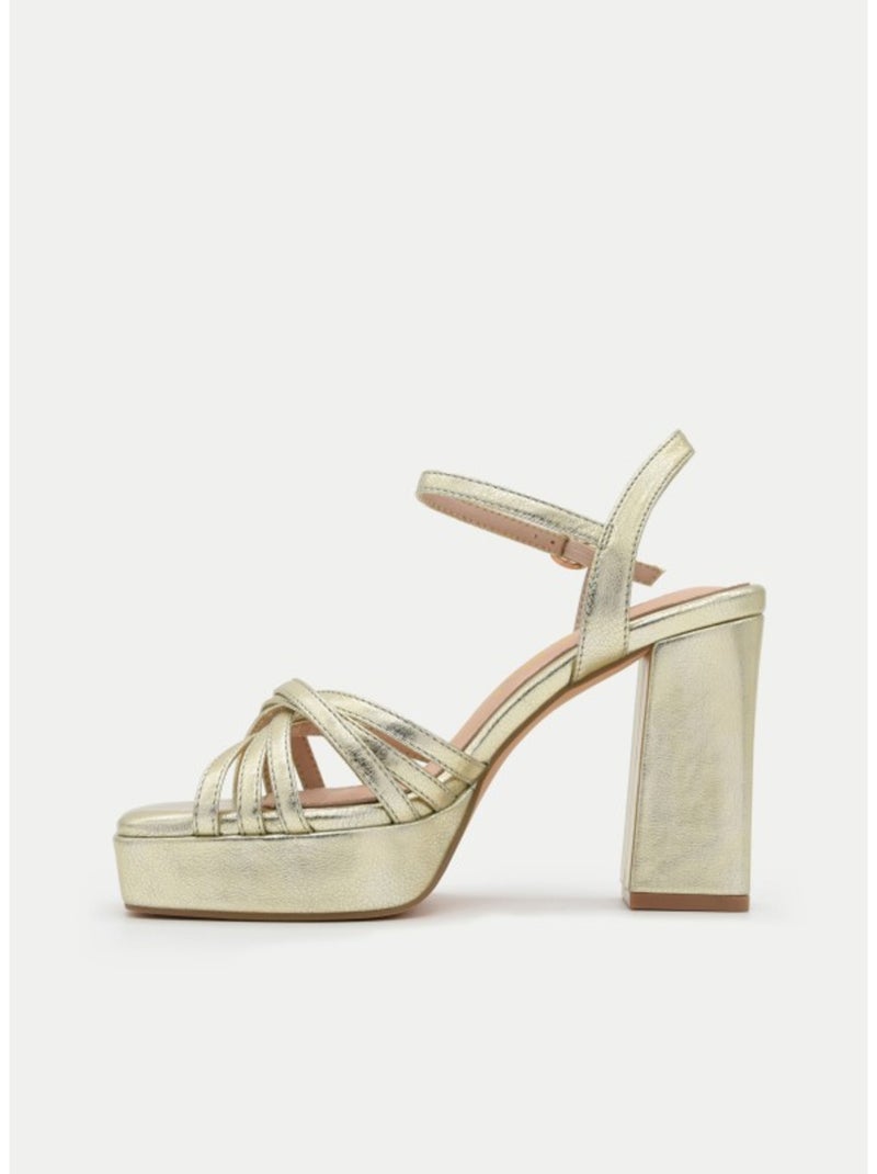 Sandalia Casual Sintetico Montevita Dorado/Oro - Kiabi