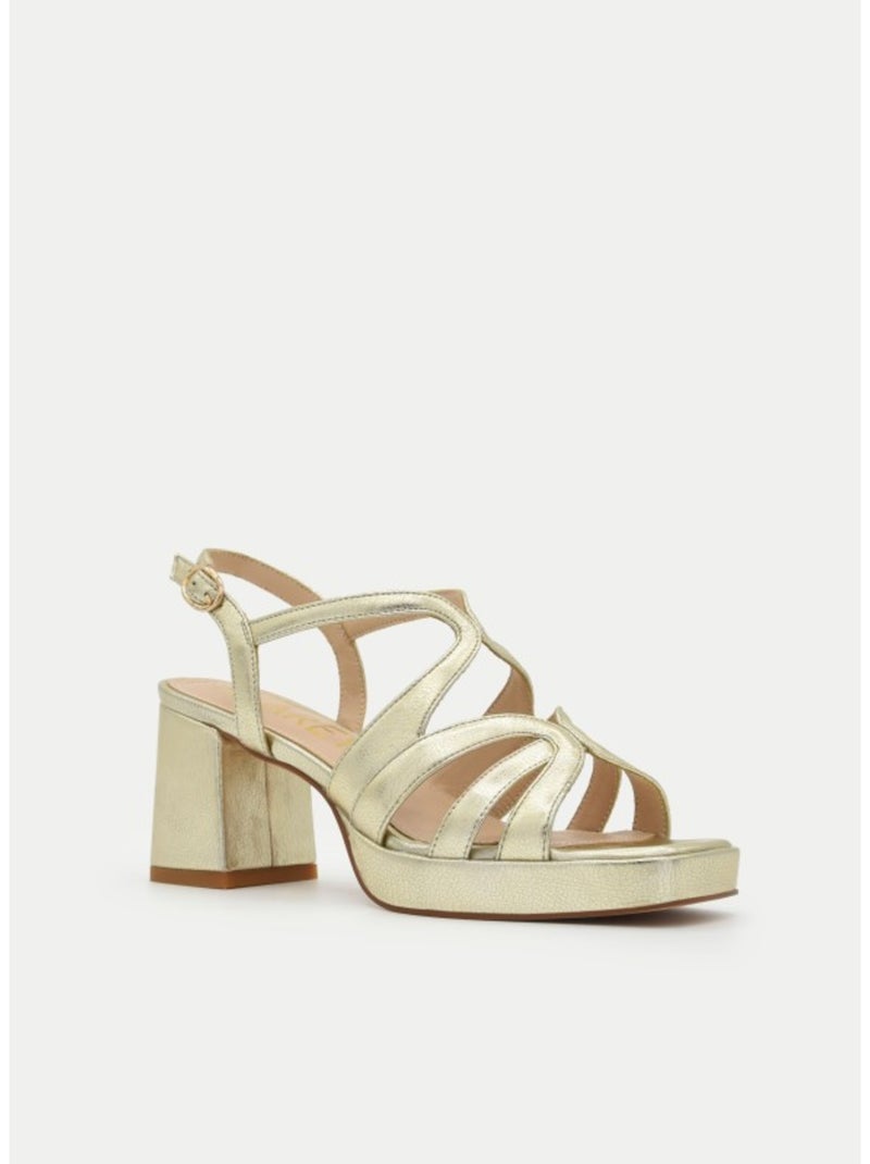Sandalia Casual Sintetico Montevita Dorado/Oro - Kiabi