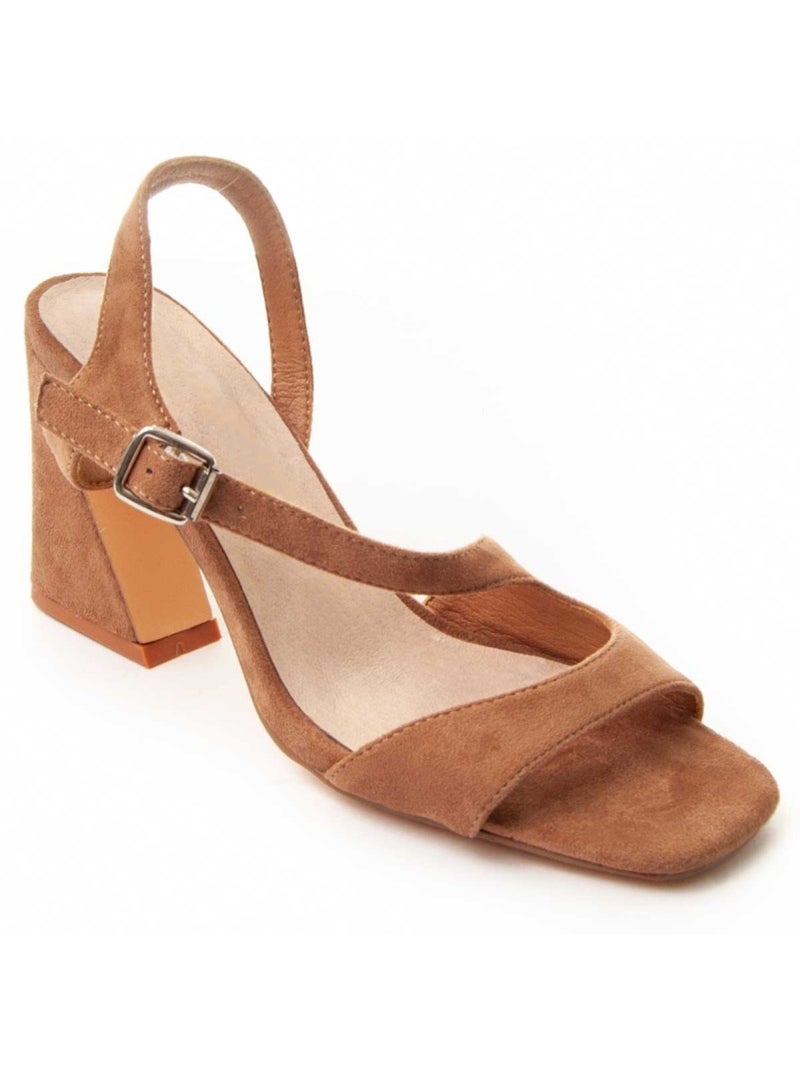 Sandalia Casual Sintetico Montevita Marrón - Kiabi