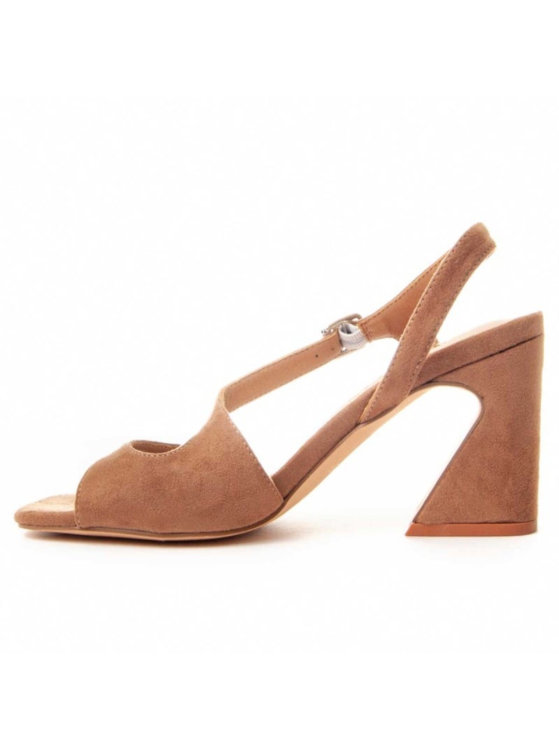 Sandalia Casual Sintetico Montevita Marrón - Kiabi