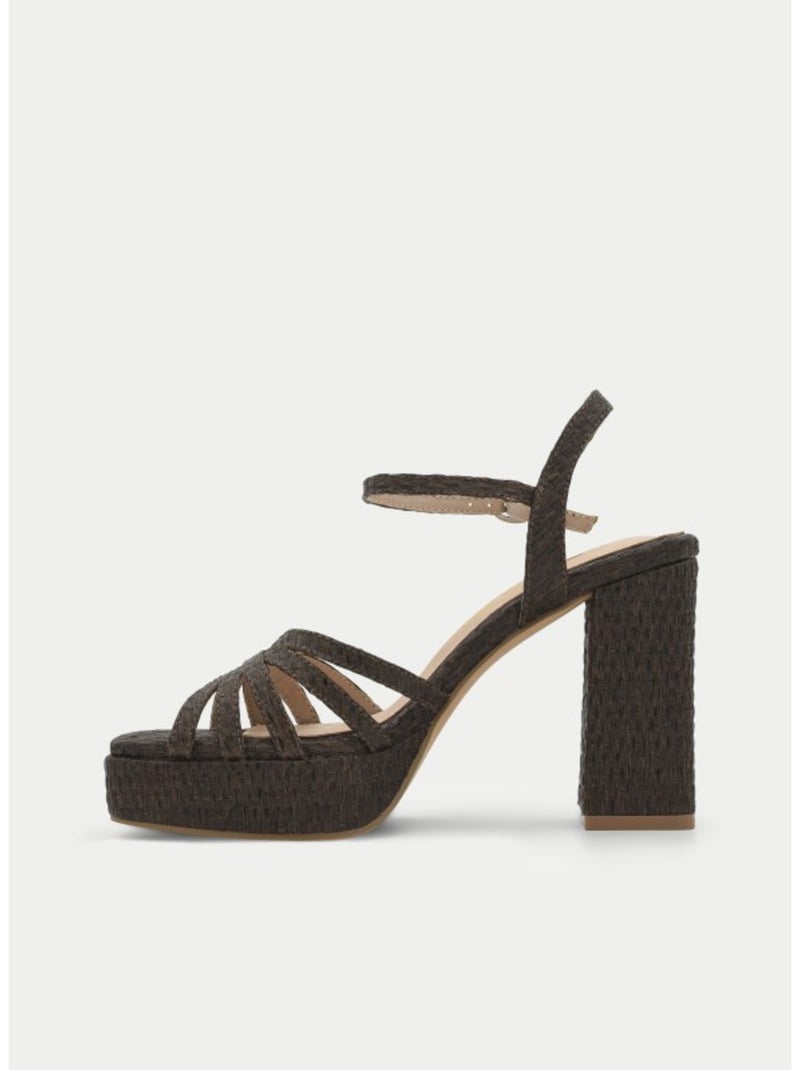 Sandalia Casual Sintetico Montevita Marrón - Kiabi