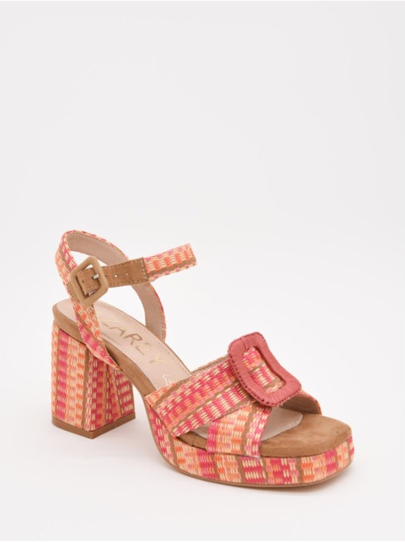Sandalia Casual Sintetico Montevita Marrón - Kiabi