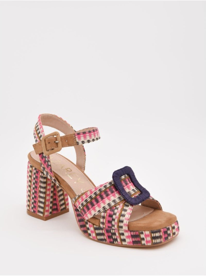 Sandalia Casual Sintetico Montevita Marrón - Kiabi