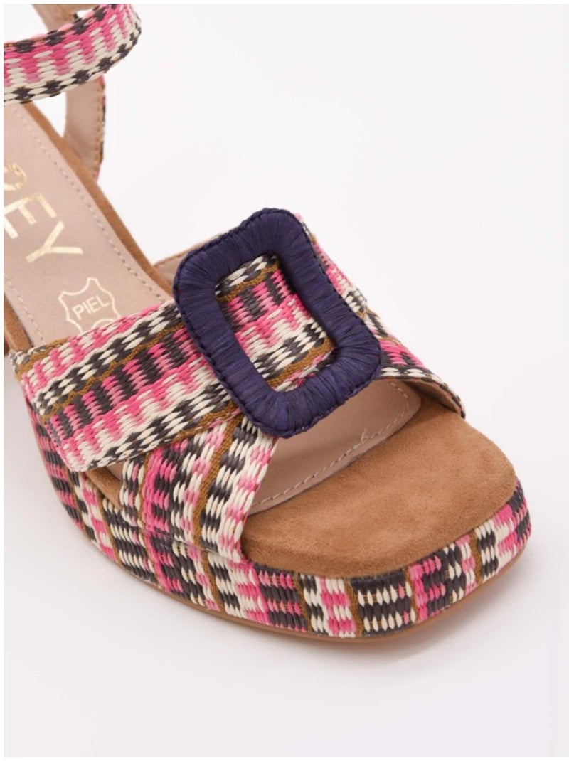 Sandalia Casual Sintetico Montevita Marrón - Kiabi