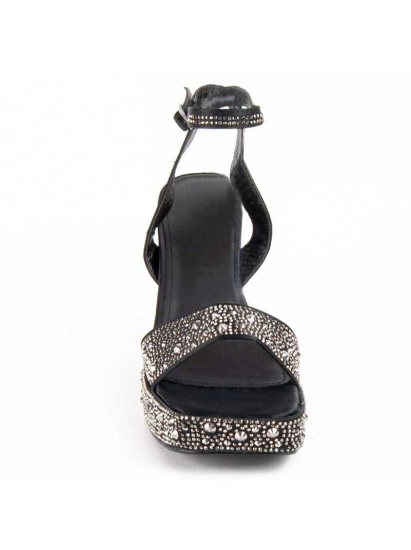 Sandalia Casual Sintetico Montevita Negro - Kiabi