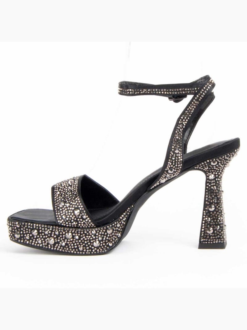 Sandalia Casual Sintetico Montevita Negro - Kiabi