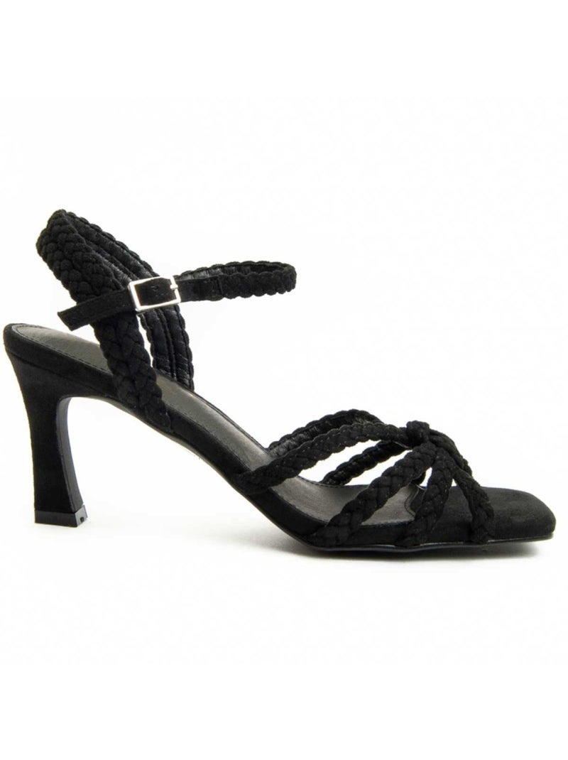 Sandalia Casual Sintetico Montevita Negro - Kiabi