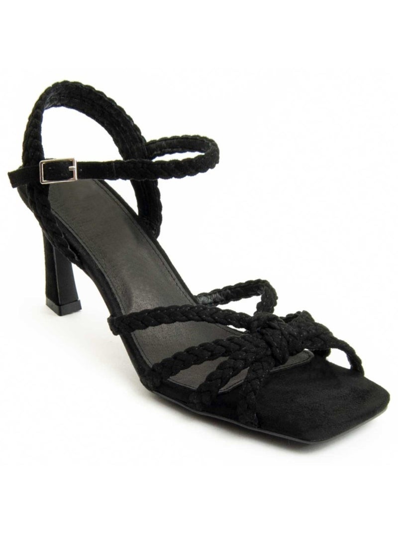 Sandalia Casual Sintetico Montevita Negro - Kiabi