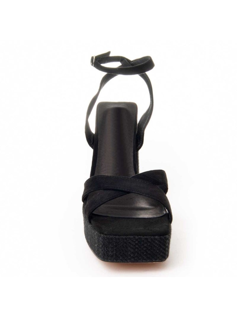 Sandalia Casual Sintetico Montevita Negro - Kiabi