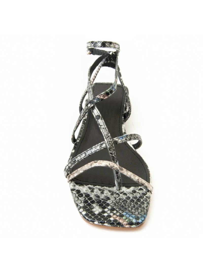 Sandalia Casual Sintetico Montevita Plata - Kiabi