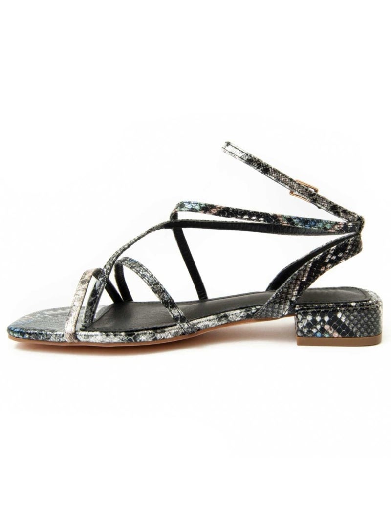 Sandalia Casual Sintetico Montevita Plata - Kiabi