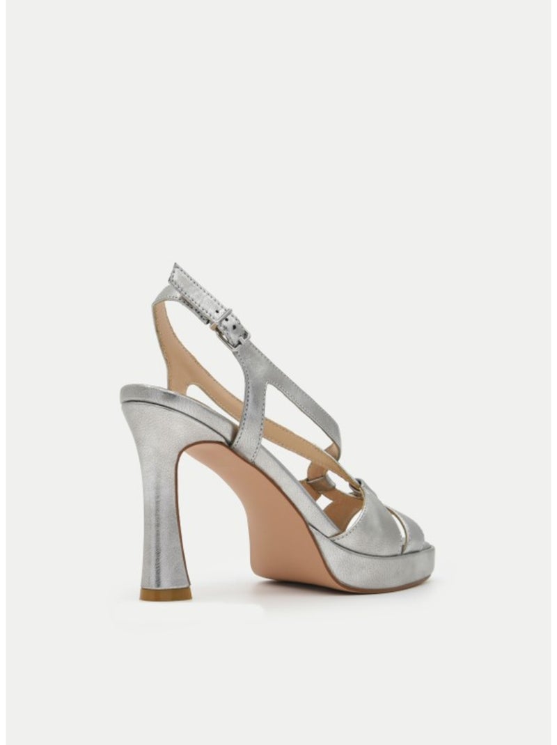 Sandalia Casual Sintetico Montevita Plata - Kiabi