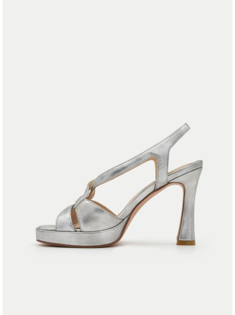 Sandalia Casual Sintetico Montevita Plata - Kiabi