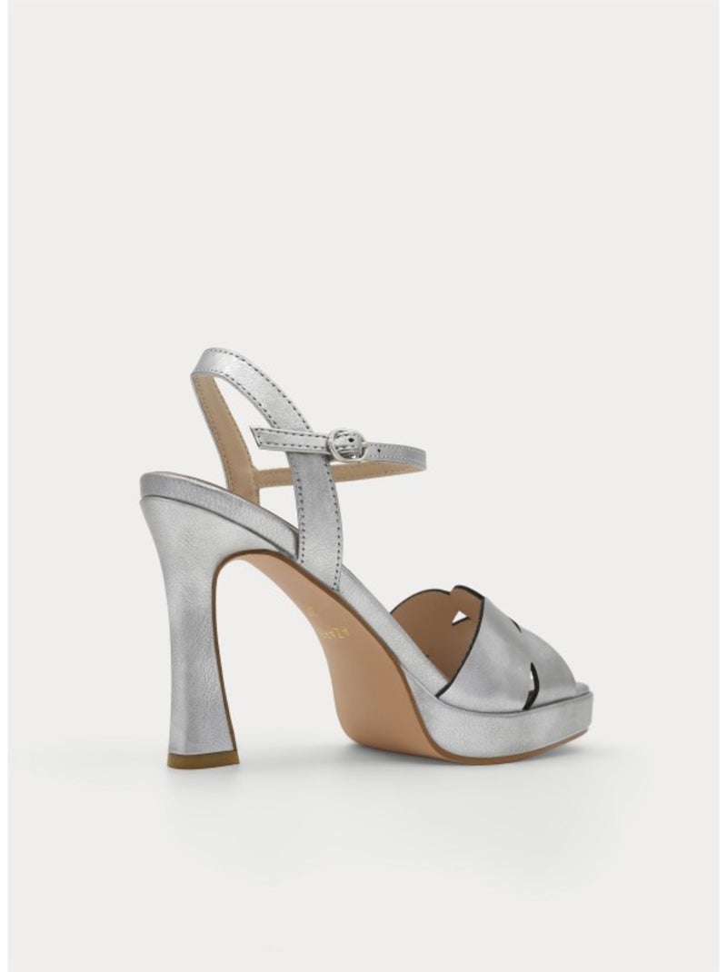 Sandalia Casual Sintetico Montevita Plata - Kiabi