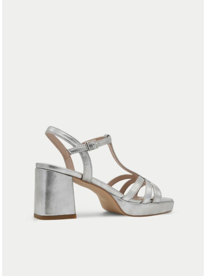 Sandalia Casual Sintetico Montevita Plata - Kiabi