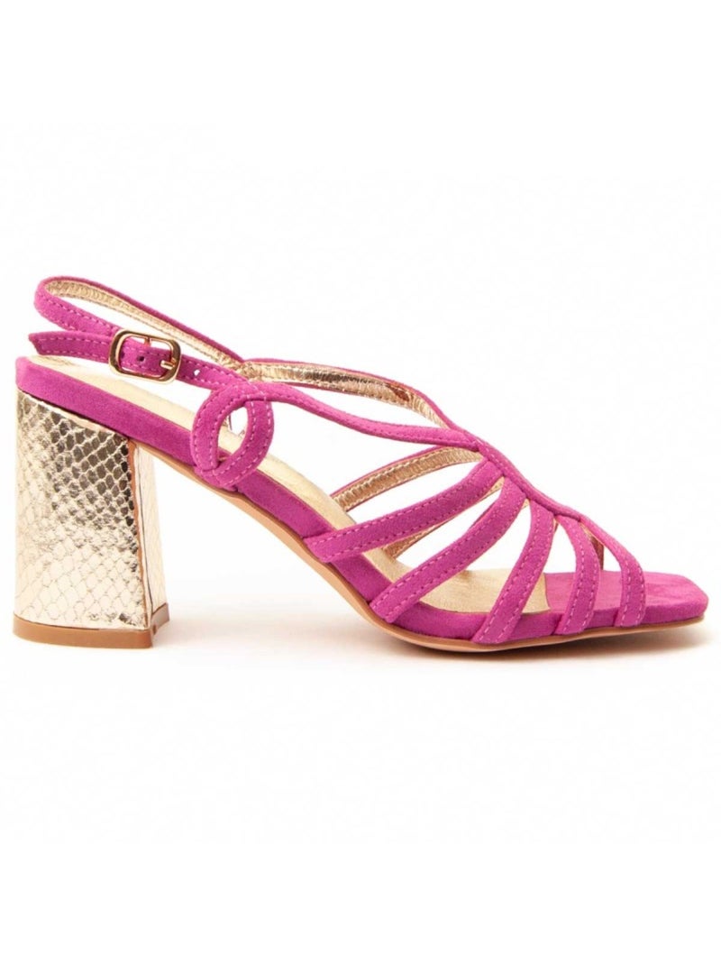 Sandalia Casual Sintetico Montevita Rosa - Kiabi