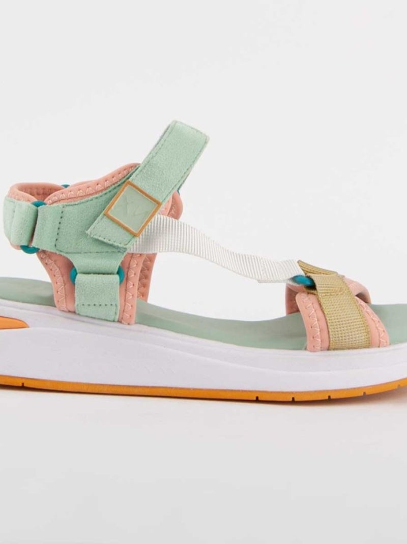 Sandalia Casual Sintetico Montevita Verde - Kiabi