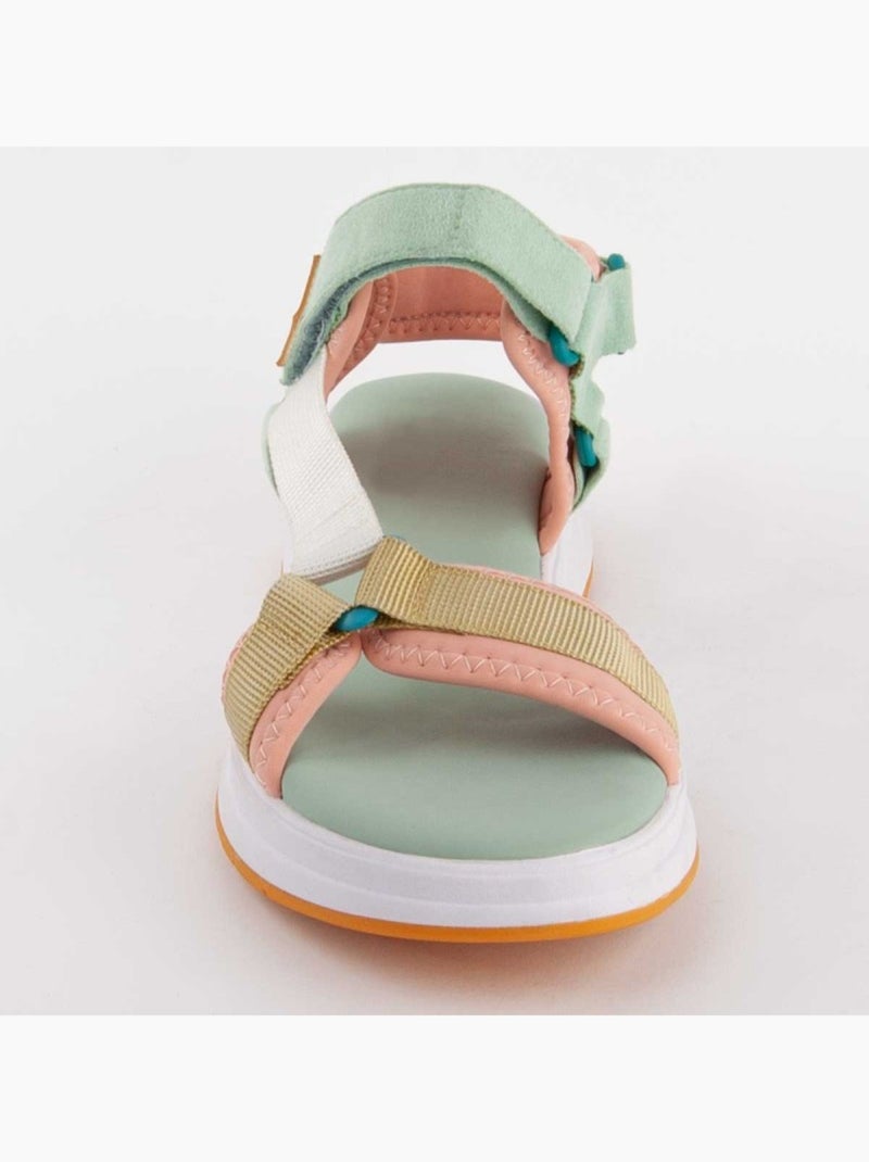 Sandalia Casual Sintetico Montevita Verde - Kiabi