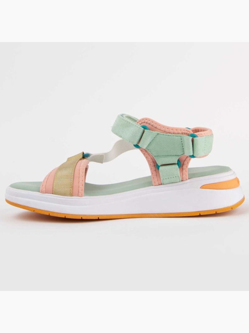 Sandalia Casual Sintetico Montevita Verde - Kiabi