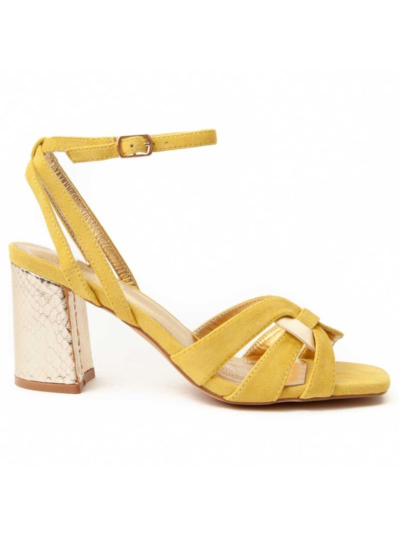 Sandalia Casual Terciopelo Montevita Verde - Kiabi