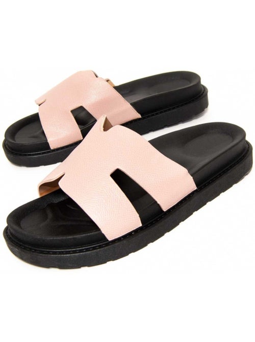 Sandalia Cómoda De Cuña Para Mujer.  Montevita PLABLASAN - Kiabi
