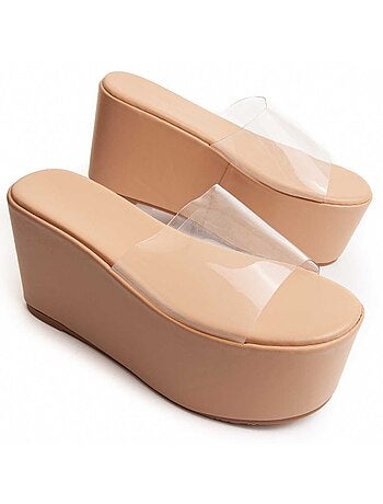 Sandalia Cómoda Para Mujer. Montevita Platero