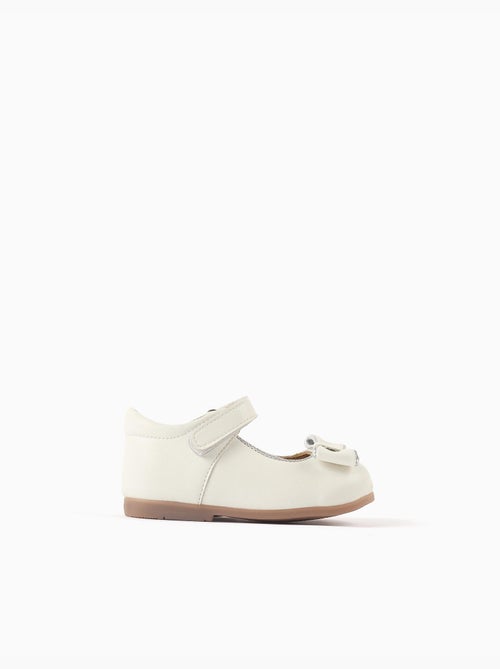 Sandalia cómoda y práctica de piel - Kiabi