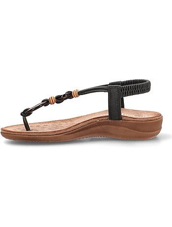 Sandalia Cómodas Mujer Suela Plana - Amarpies